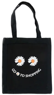 TORBA na zakupy do miasta SHOPPERKA CZARNA - Torby i wózki na zakupy - miniaturka - grafika 1