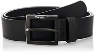 Paski - Wrangler Kabel Buckle Pasek Mężczyźni, Czarny (Black 100), 95 - miniaturka - grafika 1