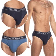 Majtki męskie - LAMA Slipy Męskie bawełniane majtki 2-PAK - L - miniaturka - grafika 1