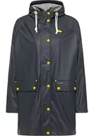 Kurtki damskie - Schmuddelwedda Oversize płaszcz przeciwdeszczowy damski 34318580, ciemnogranatowy, M-L - miniaturka - grafika 1