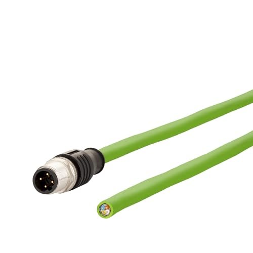 METZ CONNECT 142M1D10010 1m Cat5e Zielony - Kabel sieciowy (1 m, Cat5e, M12, Zielony)