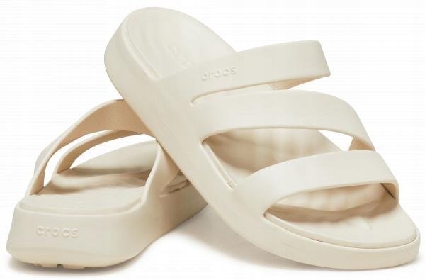Damskie Lekkie Buty Klapki Crocs Getaway Strappy 209587 Sandal 38-39