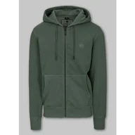 Bluzy sportowe męskie - Pit Bull Bluza Z Kapturem Rozpinana Lancaster 2 Sage Green - miniaturka - grafika 1