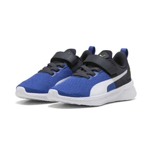 Dziecięce buty sportowe Flyer Runner V PUMA Vivid Blue New Navy White - Buty dla dziewczynek - miniaturka - grafika 1