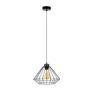 Britop LAMPA wisząca RAQUELLE 187149104 metalowa OPRAWA klatka ZWIS industrialny czarny - Lampy sufitowe - miniaturka - grafika 1