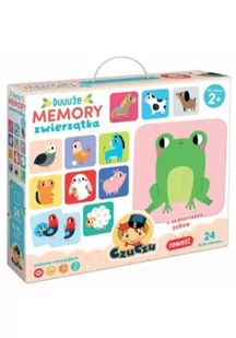CzuCzu. Duuuże Memory. Zwierzątka - Książki edukacyjne CzuCzu. Duuuże Memory. Zwierzątka - Książki edukacyjne - miniaturka - grafika 2
