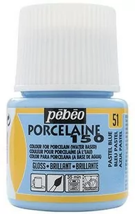 Farba Pebeo Porcelaine 150 - 51 Pastel  Blue - Farby i media malarskie - miniaturka - grafika 1