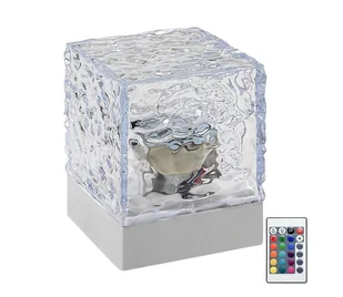 Rabalux 76022 - LED RGB ładowalny Lampa stołowa CUBIKO LED/1W/5V + pilot - Lampy stojące - miniaturka - grafika 1