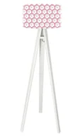 Lampy stojące - Macodesign Lampa podłogowa Dziewczęce kwiatuszki tripod-foto-248p-w, 60 W - miniaturka - grafika 1