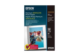 Epson SemiGloss półmatowy papier A4 20szt 251g - Papier do drukarek - miniaturka - grafika 1
