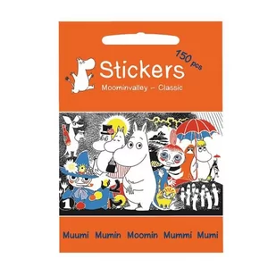 Barbo Toys Zestaw Naklejek 150 szt. Dolina Muminków Mumink - Barbo Toys - Szkolne artykuły papiernicze - miniaturka - grafika 1