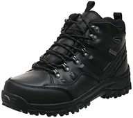 Buty trekkingowe męskie - Skechers Męskie buty trekkingowe Relment Traven High Rise, Czarna skóra, 43 EU - miniaturka - grafika 1