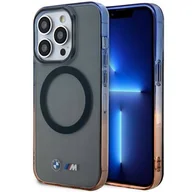 Etui i futerały do telefonów - Etui BMW BMHMP14LHTGE iPhone 14 Pro 6.1" szary/grey hardcase Gradient Bumper MagSafe - miniaturka - grafika 1