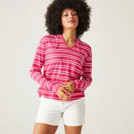 Bluzy damskie - Regatta Damska Bluza z Kapturem Minerve V-Neck Różowy, Rozmiar: 44 - miniaturka - grafika 1