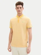 Koszulki męskie - Tom Tailor Polo 1040822 Żółty Regular Fit - miniaturka - grafika 1