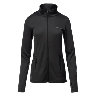 Damska BLUZA POLAROWA COLUMBIA W PARK VIEW GRID FLEECE FULL ZIP 1959713010 – Czarny - Bluzy sportowe damskie - miniaturka - grafika 1