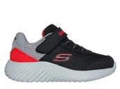 Buty dla dziewczynek - Buty dziecięce Skechers 403908NBKRD BOUNDER TREZIC Czarne - miniaturka - grafika 1