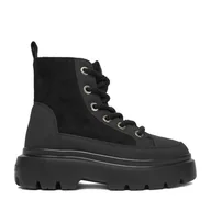 Botki damskie - Trzewiki Roxy CEO-V12-1125 Czarny - miniaturka - grafika 1