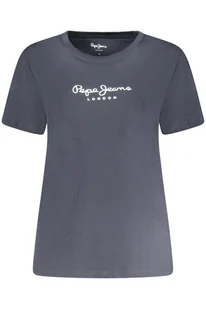 PEPE JEANS DAMSKA KOSZULKA Z KRÓTKIM RĘKAWEM NIEBIESKA - Portfele - miniaturka - grafika 1