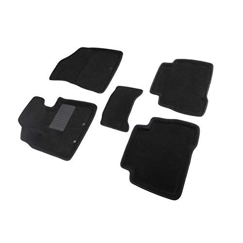 Alframs SeINTEX DE MOQUETA 3D LUX 5 PIEZAS NEGRO SEAT LEON III 2012_