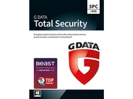 Programy antywirusowe - Kod aktywacyjny G DATA Program antywirusowy Total Security 3 PC 1 rok - miniaturka - grafika 1