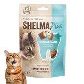 Przysmaki dla kotów - Przysmak dentystyczny dla kota, poduszeczki z wołowiną i warzywami Shelma 60 g - miniaturka - grafika 1