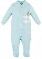 Pajacyki dla niemowląt - PAJAC BAWEŁNIANY POLSKI MAKOMA BŁĘKIT 92 - miniaturka - grafika 1