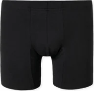 Majtki męskie - Bokserki męskie SCHIESSER - Bawełniane szorty Premium, Retro, Bawełna Stretch Czarny 2XL - miniaturka - grafika 1