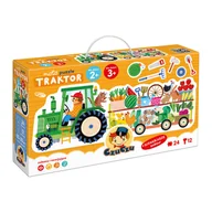 Książki edukacyjne - CzuCzu Moto puzzle Traktor - miniaturka - grafika 1