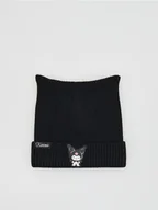 Czapki damskie - Reserved - Czapka Kuromi - czarny - miniaturka - grafika 1