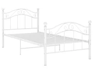 Łóżka - Białe loftowe łóżko z metalu 100x200 cm C0-Z90 - miniaturka - grafika 1