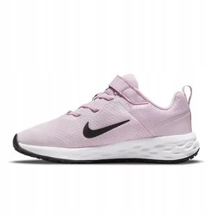 Buty Dziecięce Sportowe Różowe Rzep Nike Revolution 6 DD1095-608 r. 33,5 - Buty dla dziewczynek - miniaturka - grafika 1