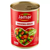 Warzywa w marynacie - Jamar Mieszanka marchewka-groszek 380 g - miniaturka - grafika 1