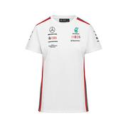 Koszulki i topy damskie - Koszulka t-shirt damska Team biała Mercedes AMG F1 2023 - miniaturka - grafika 1