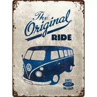 Dekoracje domu - Art Nostalgic 63307, Volkswagen VW Bulli The Original Ride Special Edition, blaszana tabliczka 30 x 40 cm 63307 - miniaturka - grafika 1