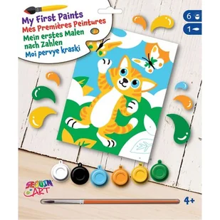 Malowanie po numerach My First Paints Kotek - Malowanie po numerach Malowanie po numerach My First Paints Kotek - Malowanie po numerach - miniaturka - grafika 1