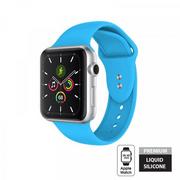 Akcesoria do zegarków - CRONG Pasek Liquid do Apple Watch 38/40/41 mm (niebieski) - miniaturka - grafika 1