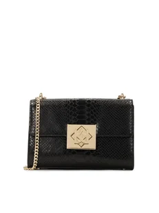 Czarna torebka w egzotyczny wzór - Torebki damskie - miniaturka - grafika 1