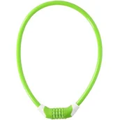 Zabezpieczenia do roweru - DUNLOP Zapięcie rowerowe DUNLOP 2070976 Linka Zielony - miniaturka - grafika 1