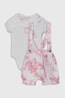 Dresy i komplety dla dziewczynek - Guess komplet niemowlęcy kolor biały - miniaturka - grafika 1