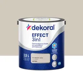 Farby wewnętrzne - Dekoral Farba Effect 3w1 Beżowo-szary 2.5 l - miniaturka - grafika 1