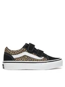 Buty dla dziewczynek - Vans Sneakersy VN000V21YY61 Czarny - miniaturka - grafika 1