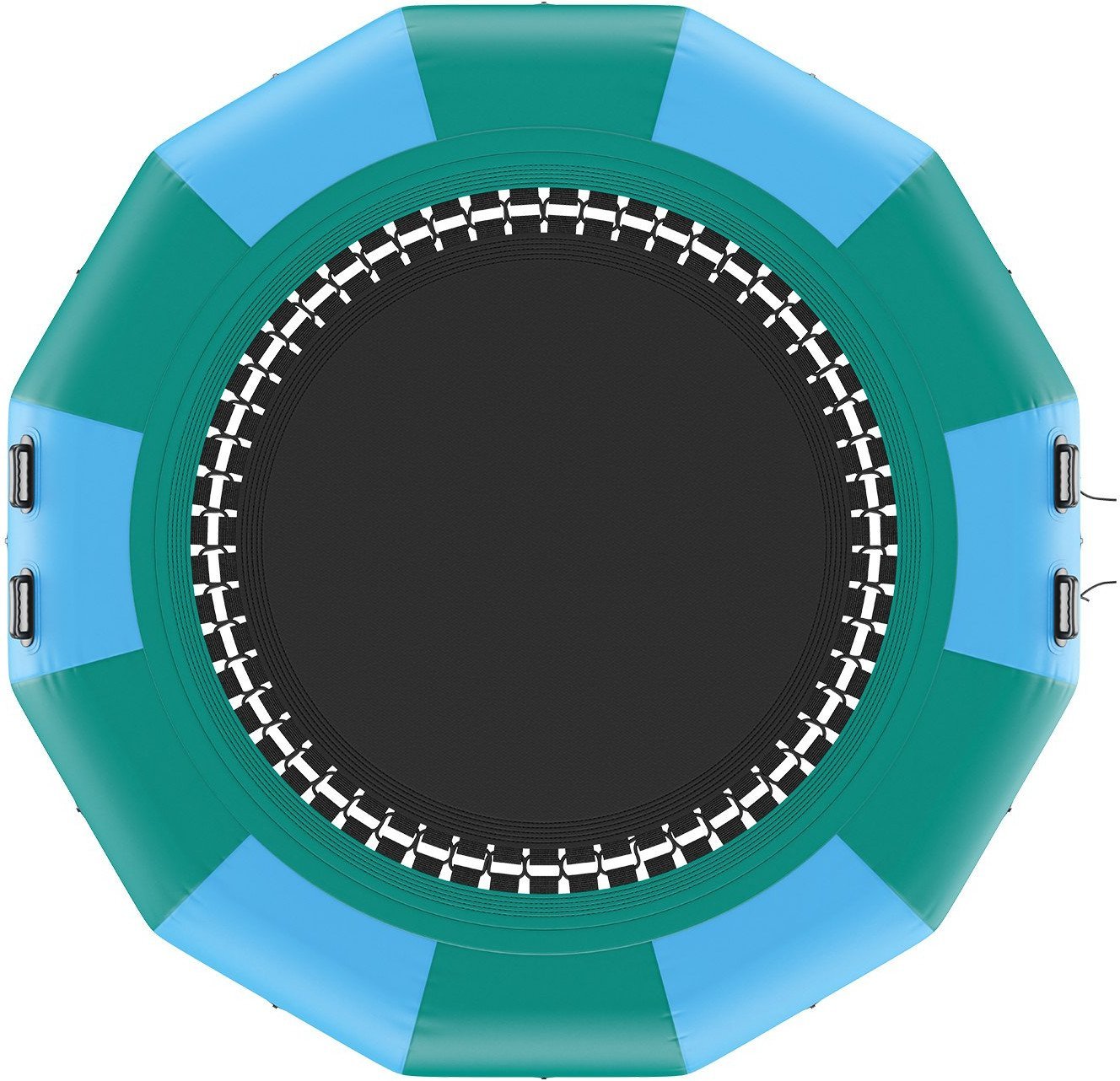 Dmuchana trampolina wodna + pompka elektryczna 367 cm