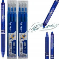 Plecaki szkolne i tornistry - PILOT FRIXION ZESTAW DŁUGOPIS ŚCIERALNY + 6 ŚWIEŻYCH WKŁADÓW NIEBIESKI - miniaturka - grafika 1