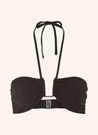 Stroje kąpielowe - Calvin Klein Góra Od Bikini Bandeau Ck Wire schwarz - miniaturka - grafika 1