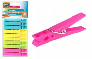 Plastikowe klamerki do bielizny Ravi, 4 kolory, 20 szt. - Suszarki na ubrania Plastikowe klamerki do bielizny Ravi, 4 kolory, 20 szt. - Suszarki na ubrania - miniaturka - grafika 1