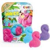 Kosmetyki kąpielowe dla dzieci - Craze INKEE Flamingo kule do kąpieli dla dzieci 3x55 g - miniaturka - grafika 1
