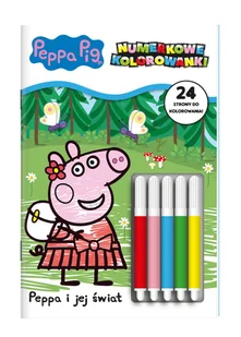 Peppa Pig Numerkowe Kolorowanki - Czasopisma - miniaturka - grafika 1