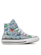 Buty dla chłopców - Converse Trampki Chuck Taylor All Star 1V A03585C Niebieski - miniaturka - grafika 1