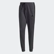 Spodnie męskie - Essentials French Terry Tapered Cuff 3-Stripes Pants - Adidas - miniaturka - grafika 1